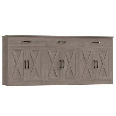 71″ Sideboard Buffet Cabinet, Grey