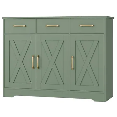43″ Sideboard with Coffee Bar, Green